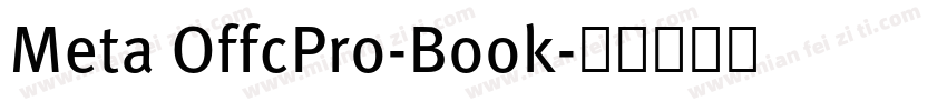 Meta OffcPro-Book字体转换